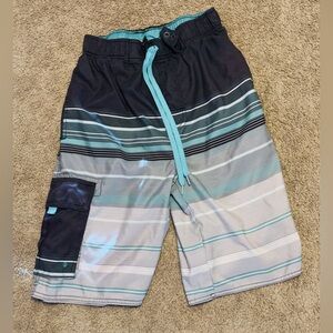 Men’s Tru Cal Multicolored w/ Pockets Swim Trunks Size Small